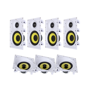Kit Home Theater JBL 7.0 com 3 CI6SA Plus + 4 CI6R Plus