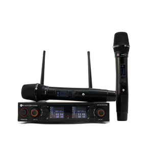Microfone Duplo Kadosh K-502M UHF Sem Fio | Audio Prime