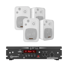 Kit Som para 4 Zonas Frahm 4500 + 8 Arandelas JBL Kevlar