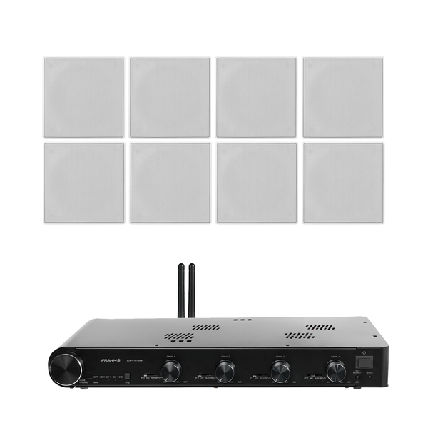kit amplificador slim 4700 mais 8 arandelas ci6s jbl