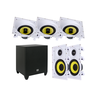 kit 5 1 home theater jbl ci6sa plus ci6r plus sub ci8p