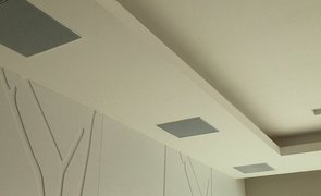 como montar um home theater 100 embutido no gesso