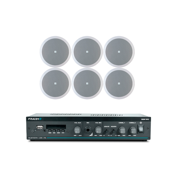kit slim 1600 g5 6 arandelas 6co2r jbl