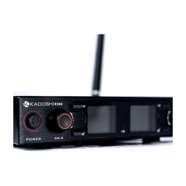 Microfone de Mão Duplo Kadosh sem Fio, K-502M UHF
