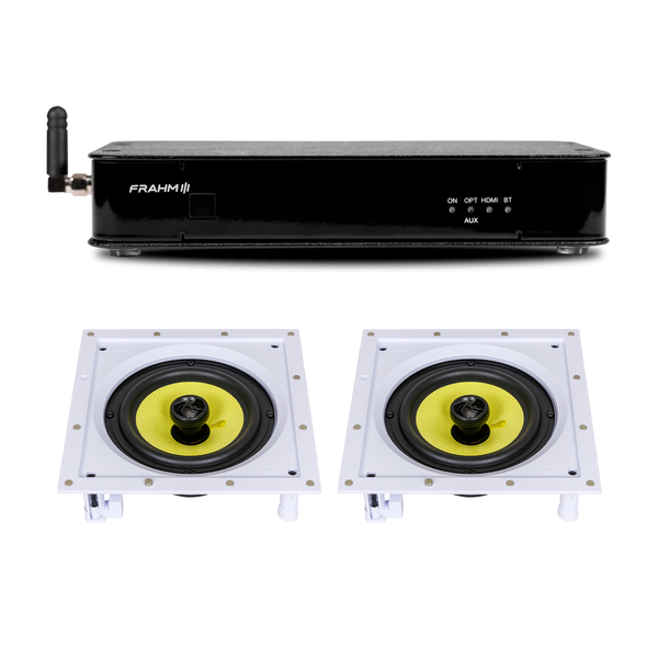 amplificador rd hdmi tv mais duas ci6s plus jbl