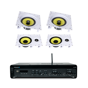 Kit Som Ambiente Frahm 4100 G5 com 4 Arandelas JBL 200W