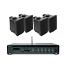 Kit Slim 3700 Frahm + 2 Pares de Caixas Acústicas C621 JBL - Preto
