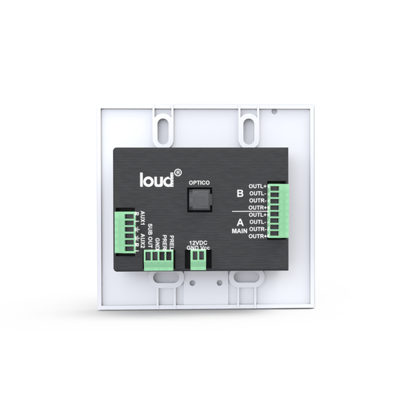 04 amplificador de parede 2 zonas lac ab bt loud