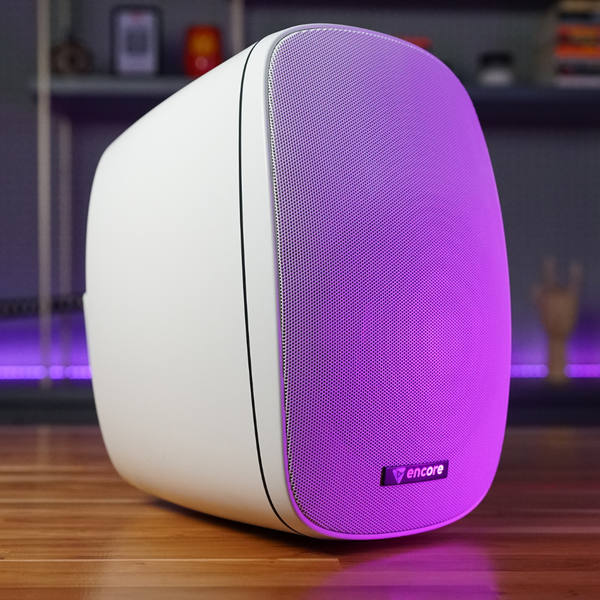 15 caixa de som enc6050 sobrepor outdoor ip66 com subwoofer 200w par encore