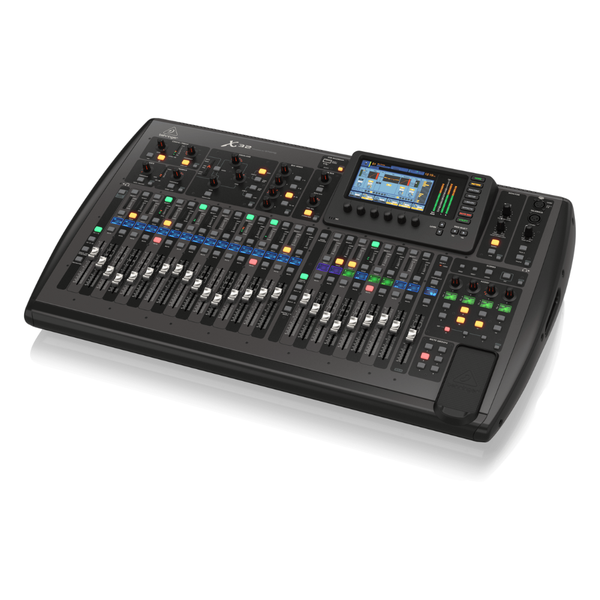 03 mesa de som x32 mixer digital 32 canais behringer