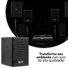 caixa acustica passiva t100 1 hf preto ambientada