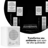 caixa acustica passiva t 100 1 hf branco ambientada