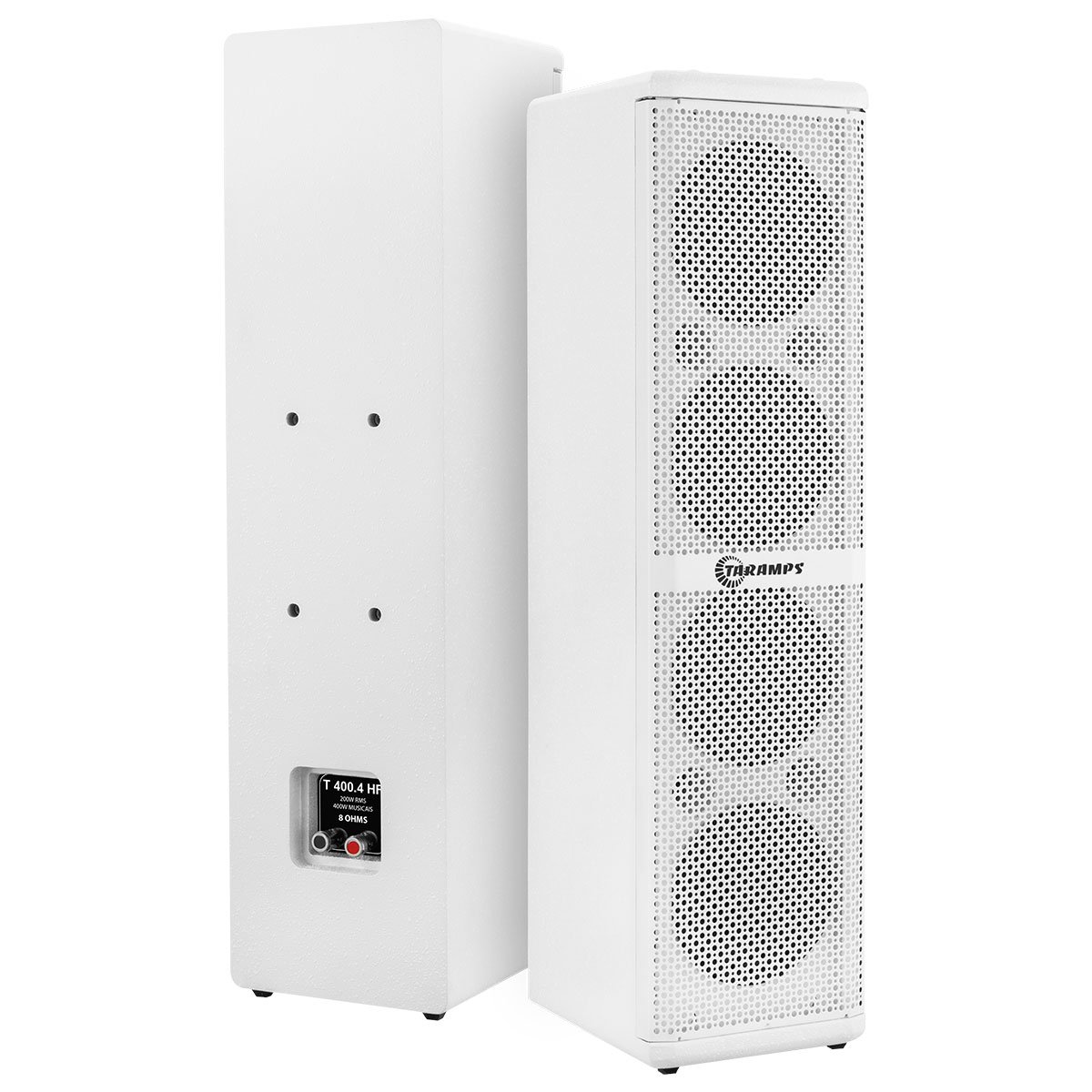 Som 4 Polegadas Caixa de Som Acústica Vertical Passiva Taramps 4 Polegadas T 400.4 HF ...