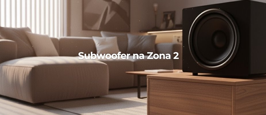 Como colocar um subwoofer na zona 2