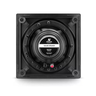 03 arandela frahm 6 quadrada cx 50w rms preto