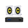 1 kit 2 0 amplificador hayonik sonora 1200 120w rms 2x arandela ci6s jbl