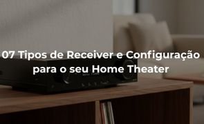 receiver em cima de mesinha