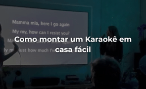 Como montar um Karaoke em casa facil