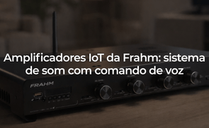 Amplificadores IoT da Frahm sistema de som com comando de voz