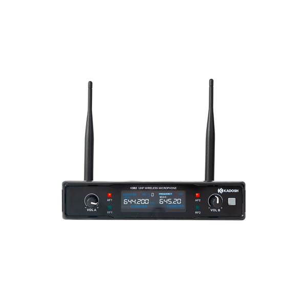 Microfone Duplo UHF Kadosh K382M | p/ Eventos e Igrejas