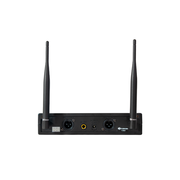 Microfone Duplo UHF Kadosh K382M | p/ Eventos e Igrejas