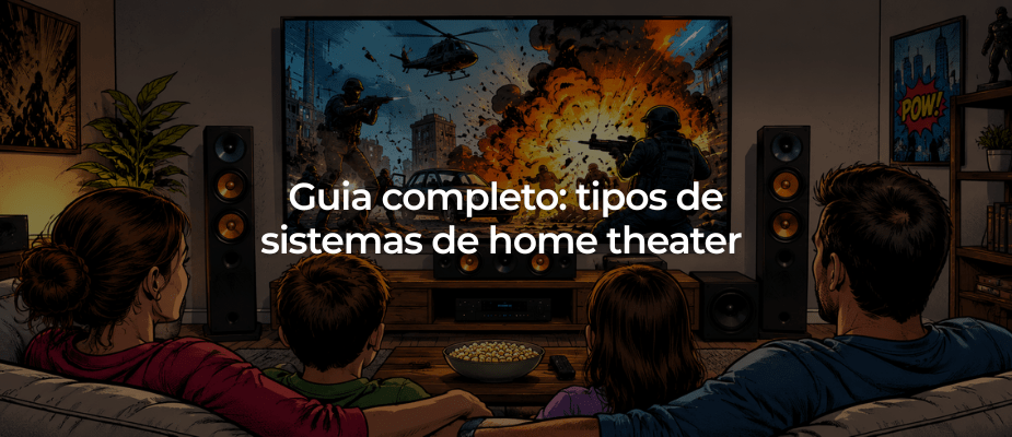 Guia completo: tipos de sistemas de home theater