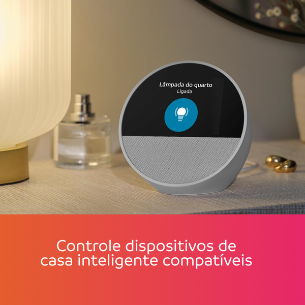 Alexa Echo Spot 2024: Despertador Inteligente e Som Vibrante