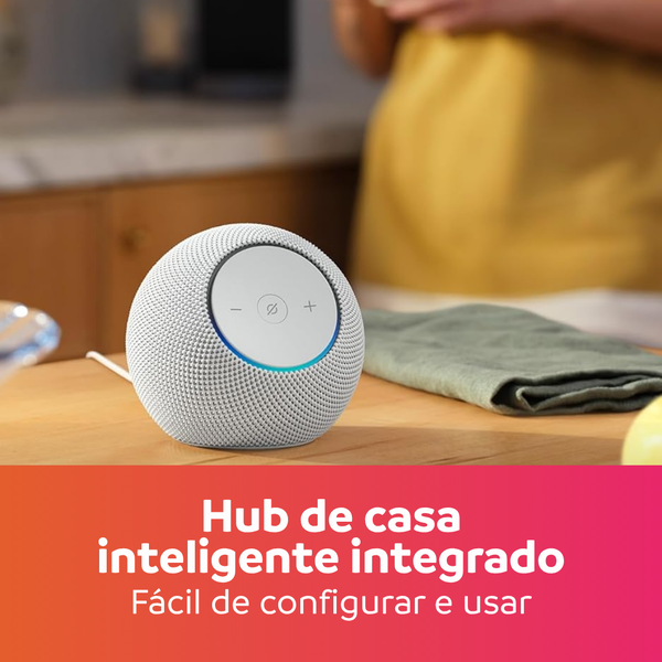 Echo Dot Max 2025 | Alto-falante inteligente com hub Zigbee e Matter