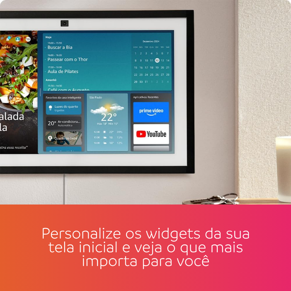 Echo Show 15 Alexa | Smart Display e Moldura Digital 15