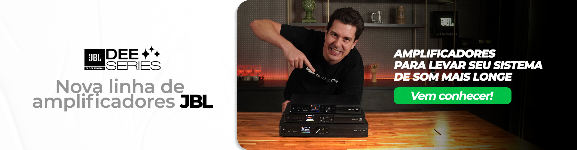 amplificadores linha dee jbl audio prime